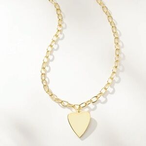 Uncommon James Big Love Gold Heart Pendant Necklace
